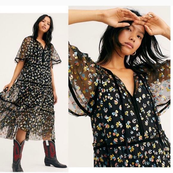 Free People Practical Magic Dress - Picture 1 of 8